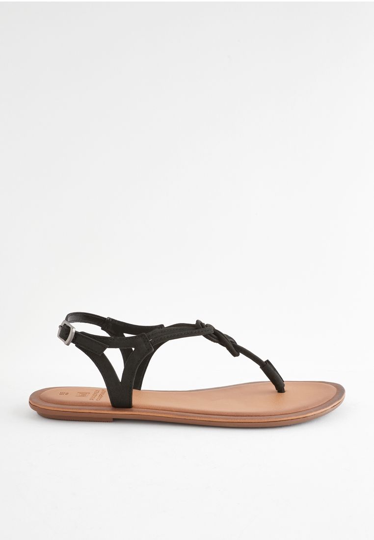 NEXT Forever Comfort® Leather Knot Slingback Sandals