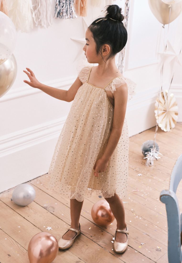 NEXT Sequin Tulle Party Dress