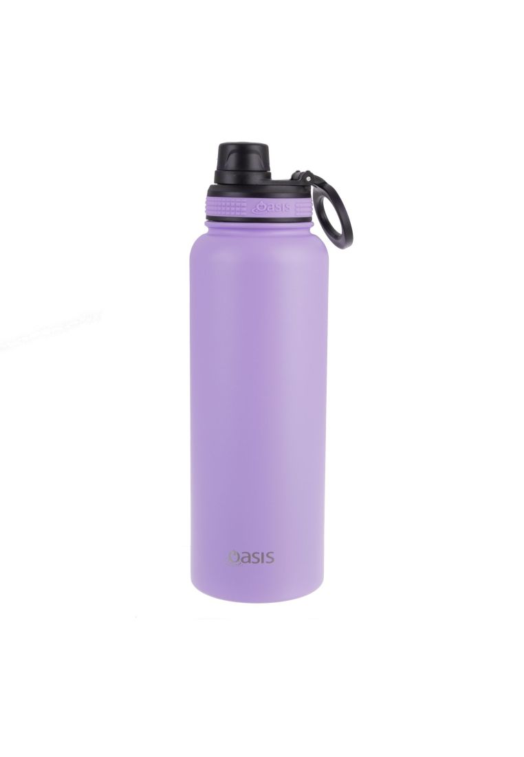 Oasis Stainless Steel Insulated Sports Water Bottle with Screw Cap 1.1L - Lavender