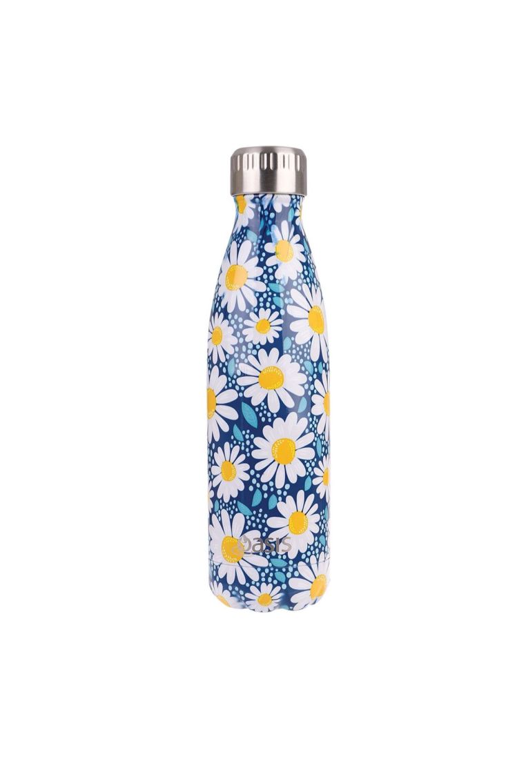 Oasis Stainless Steel Insulated Water Bottle 500ML - Summer Daisy