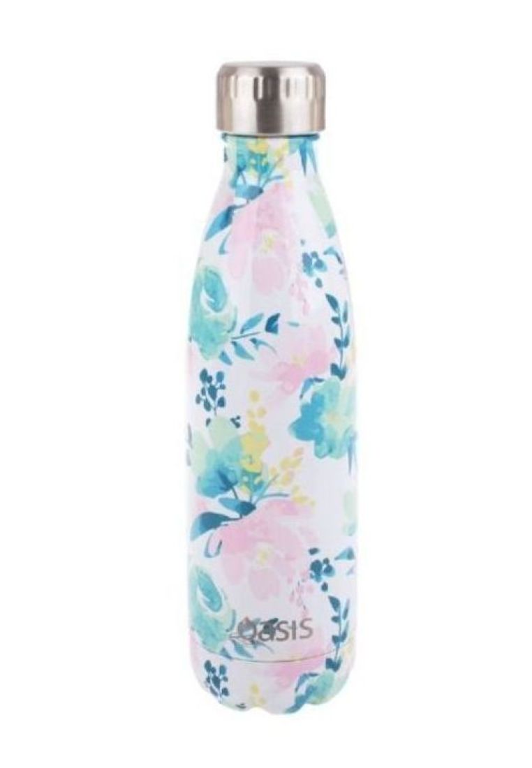 Oasis Stainless Steel Insulated Water Bottle 500ML - Floral Lust