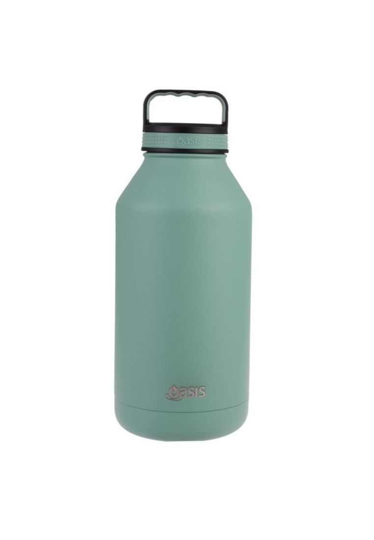Oasis Stainless Steel Insulated Titan Water Bottle 1.9L - Sage Green
