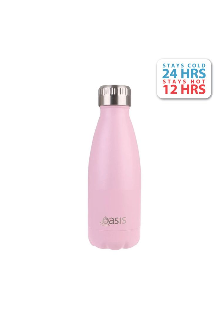 Oasis Stainless Steel Insulated Water Bottle 350ML - Matte Carnation