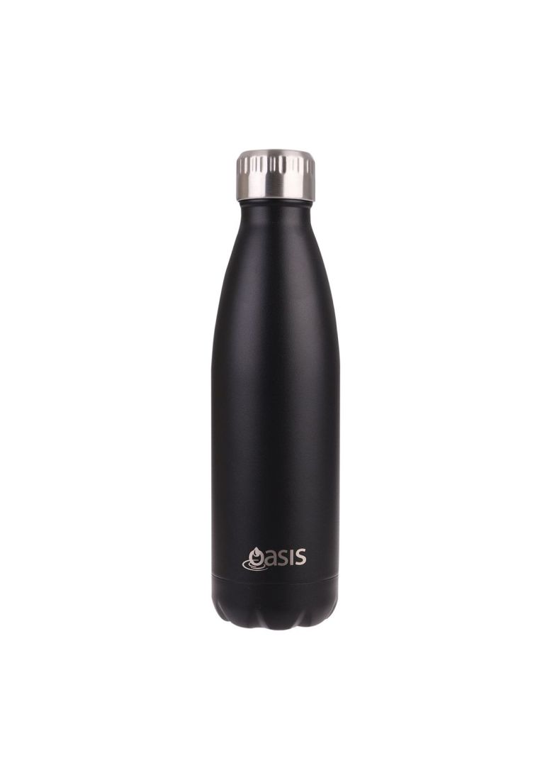 Oasis Stainless Steel Insulated Water Bottle 500ML - Matte Onyx