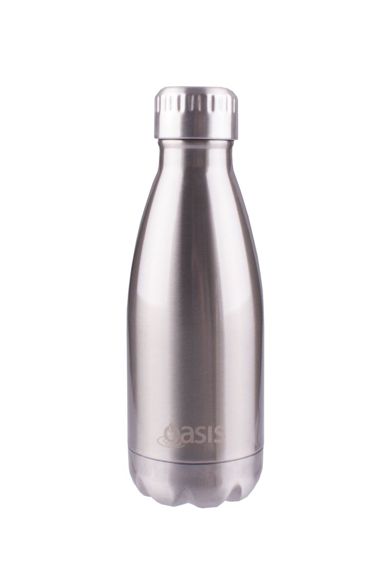 Oasis Stainless Steel Insulated Water Bottle 350ML - Silver