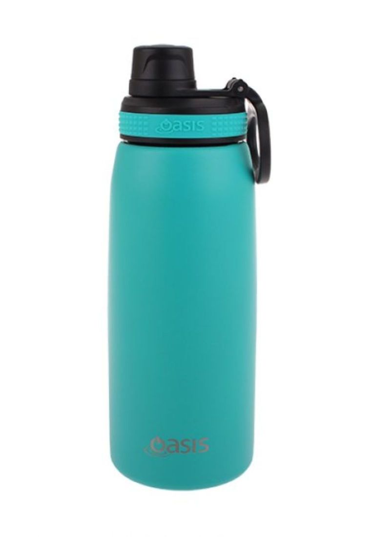 Oasis Stainless Steel Insulated Sports Water Bottle with Screw Cap 780ML - Turquoise