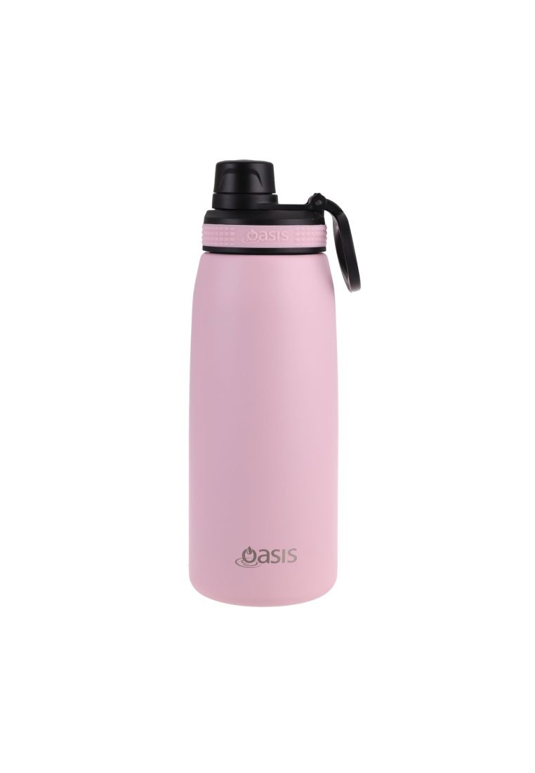 Oasis Stainless Steel Insulated Sports Water Bottle with Screw Cap 780ML - Carnation