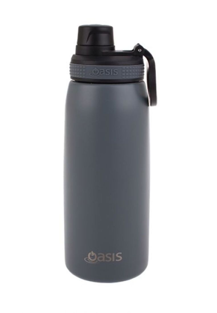 Oasis Stainless Steel Insulated Sports Water Bottle with Screw Cap 780ML - Steel