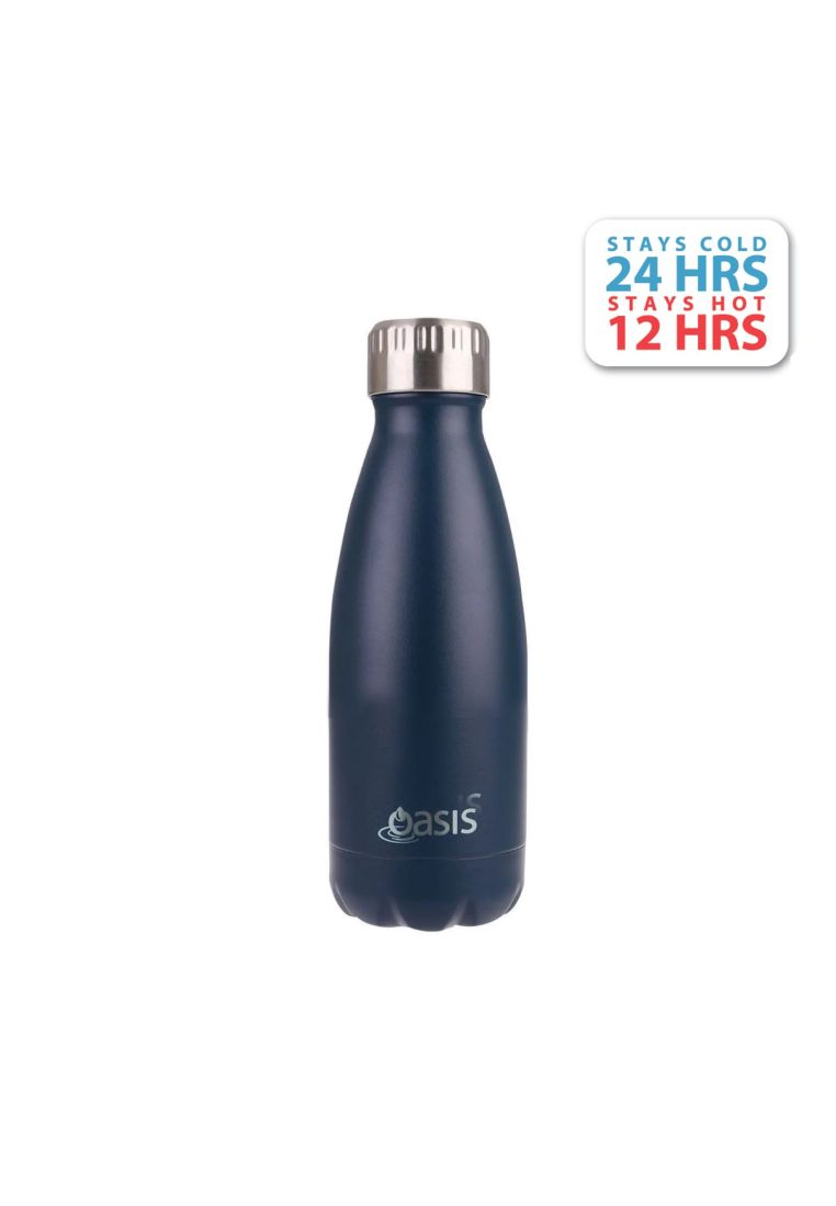 Oasis Stainless Steel Insulated Water Bottle 350ML - Matte Navy