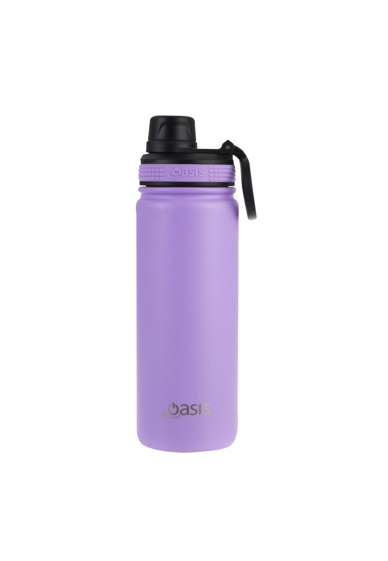 Oasis Stainless Steel Insulated Sports Water Bottle with Screw Cap 550ML - Lavender
