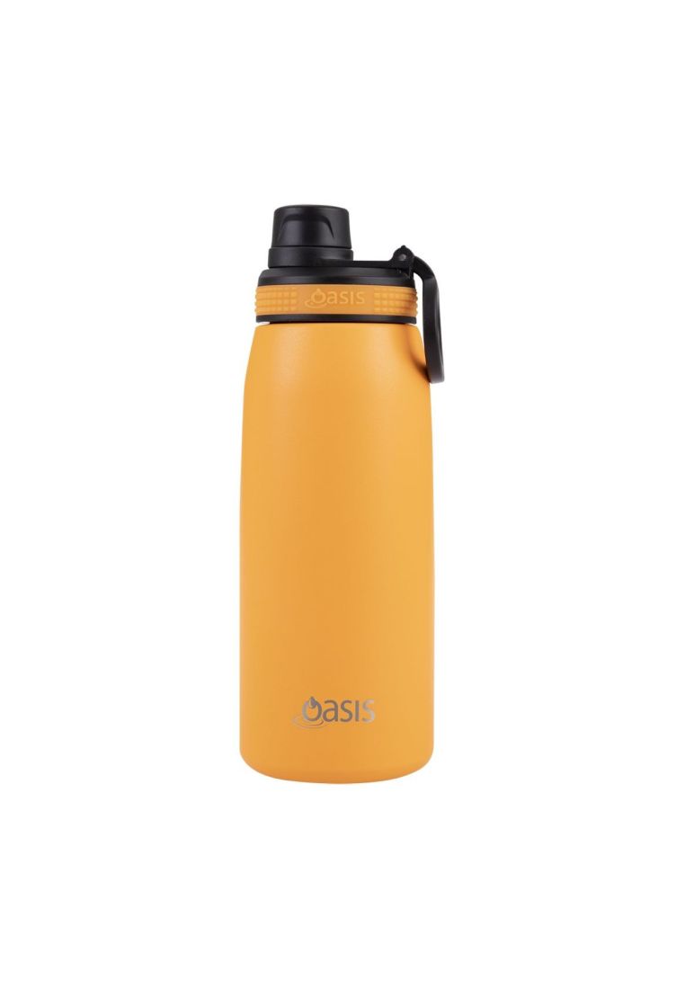 Oasis Stainless Steel Insulated Sports Water Bottle with Screw Cap 780ML- Neon Orange