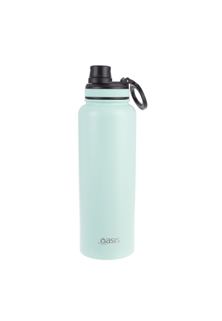 Oasis Stainless Steel Insulated Sports Water Bottle with Screw Cap 1.1L - Mint
