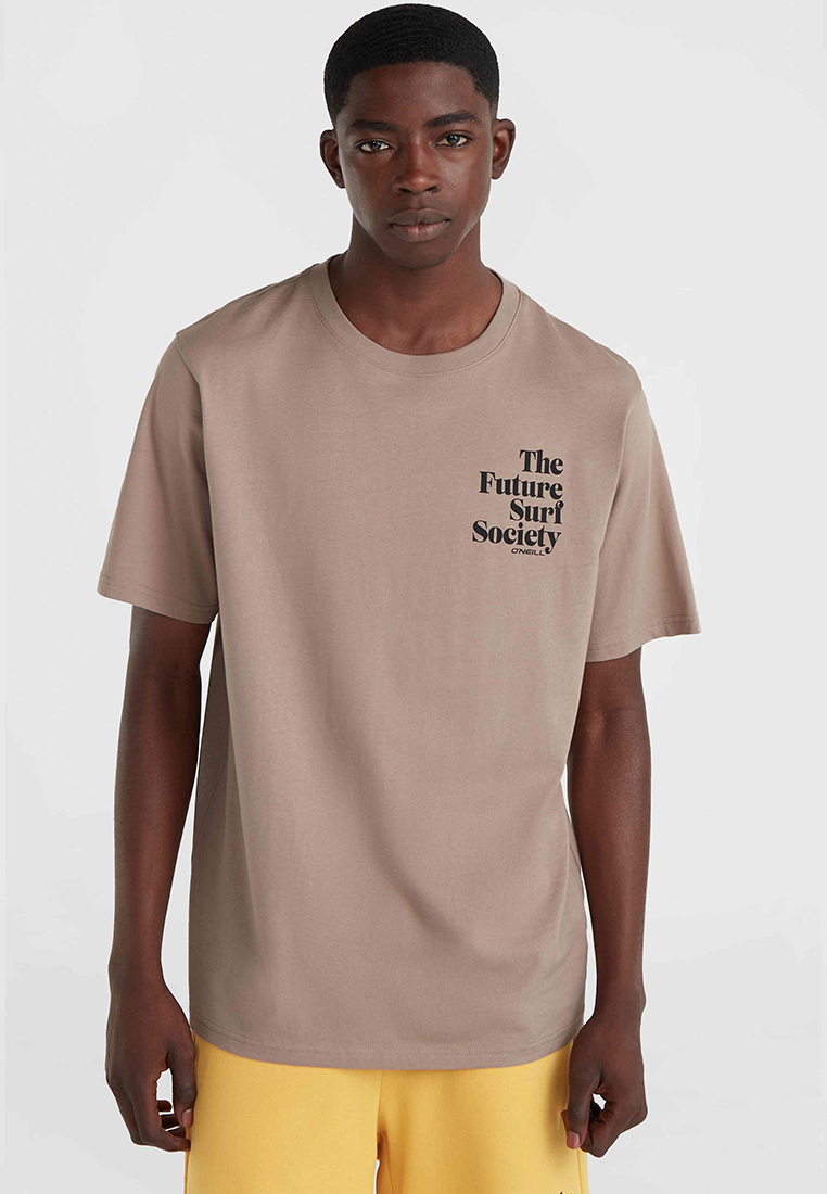O'Neill Men Future Surf Society T-Shirt - Pumpkin Smoke