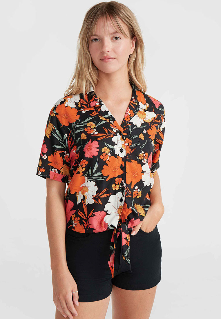 O'Neill Women Cali Beach Shirt - Black Bluemchen