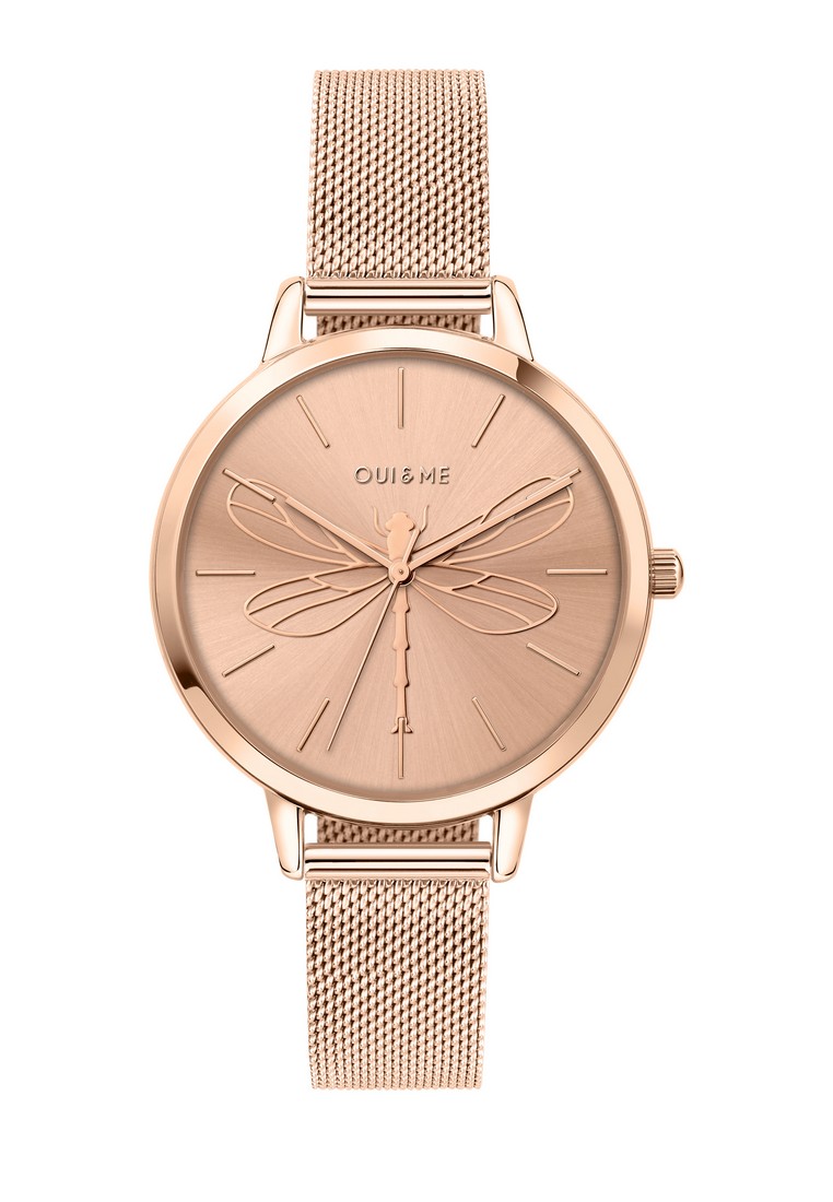 [環保腕錶] Oui & Me Grande Amourette 女士玫瑰金不銹鋼石英腕錶 ME010035