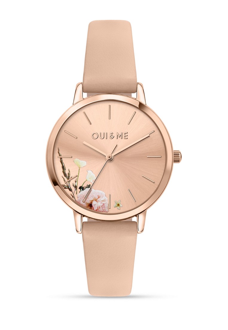 [環保腕錶] Oui & Me Oui & Me Fleurette 32mm 女士皮革石英腕錶 ME010378