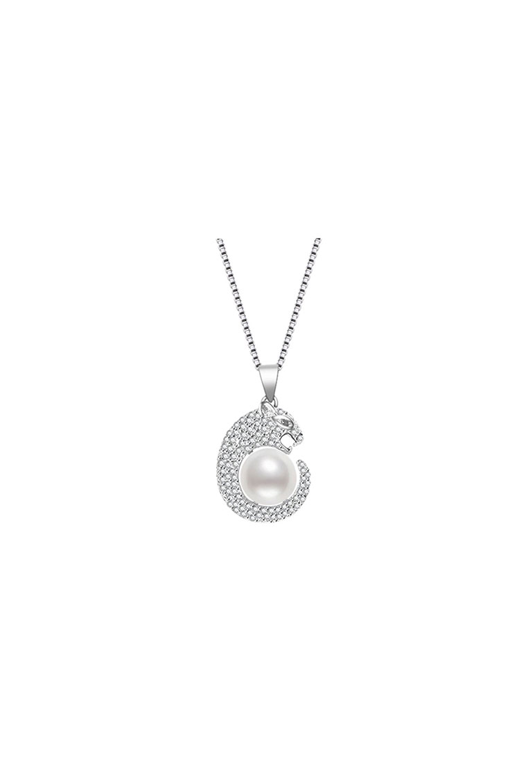 Pearly Lustre New Yorker Panther Freshwater Pearl Necklace WN00084