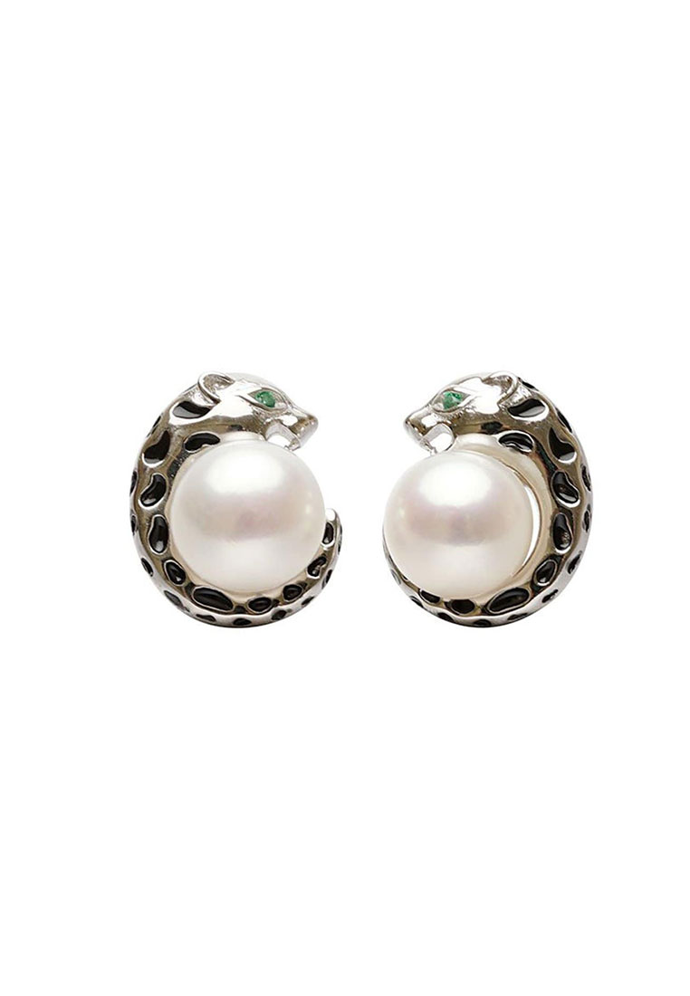 Pearly Lustre New Yorker Panther Freshwater Pearl Earrings WE00119
