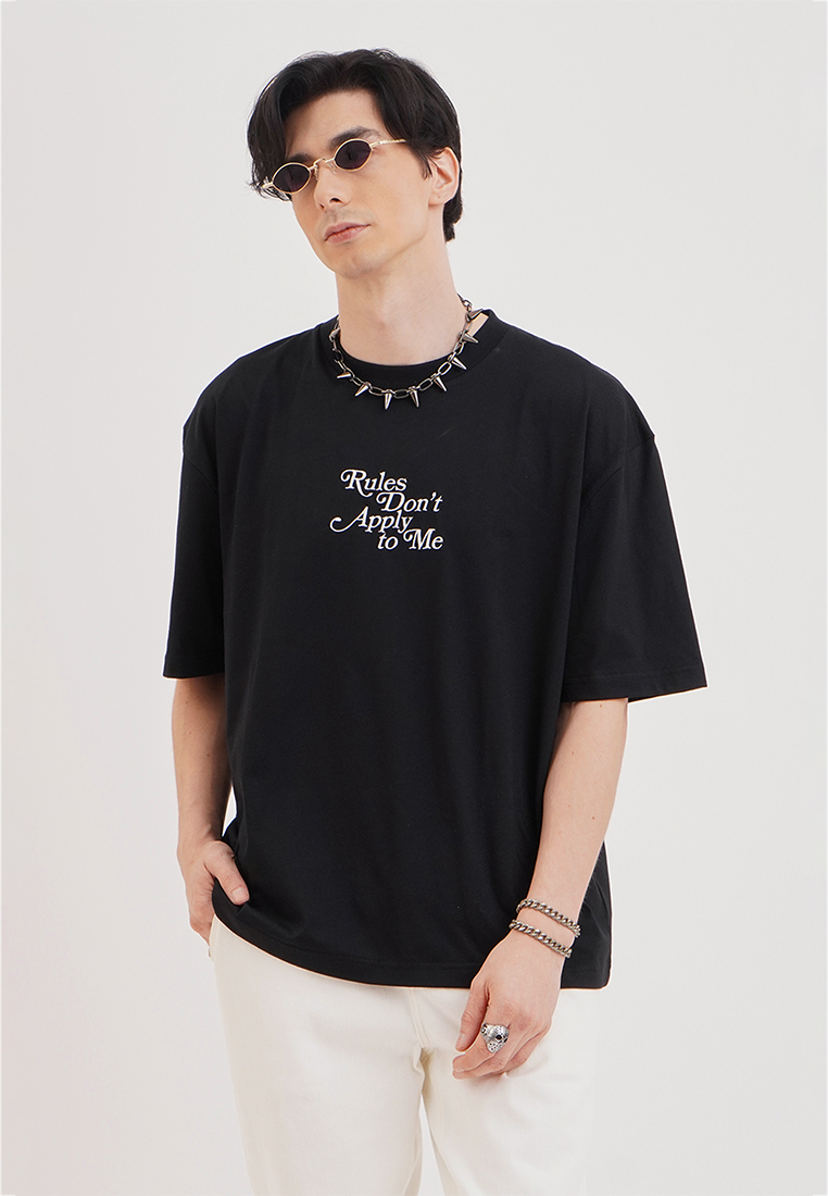 Penshoppe Rules Don'T Apply To Me Oversized Fit Graphic T-Shirt