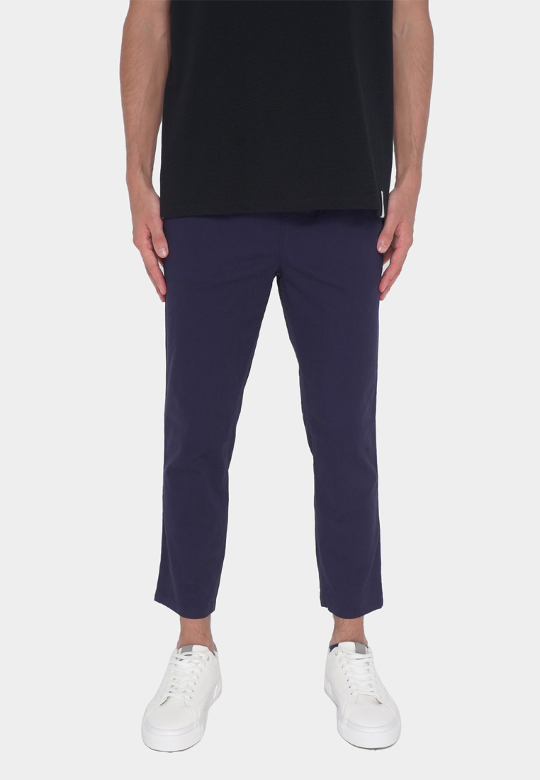 Penshoppe Dapper Fit Ankle Length Pull On Trousers
