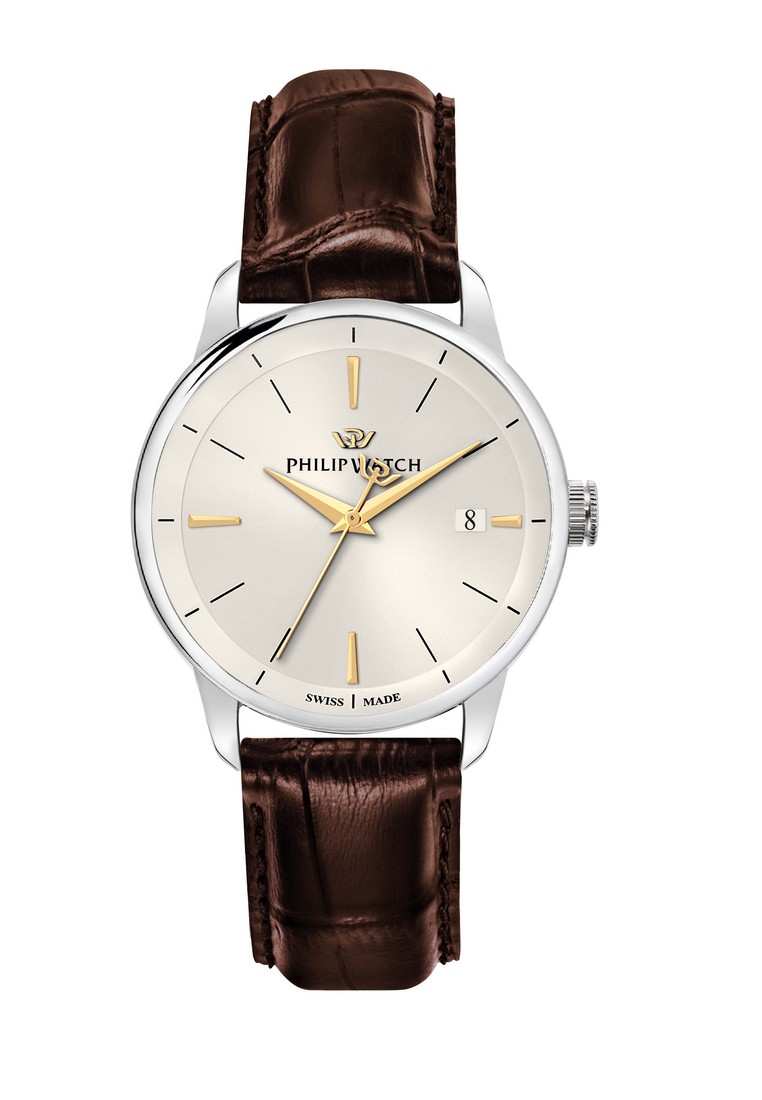 【Swiss Made】Philip Watch Anniversary 40mm White Sunray Dial Men's Quartz Watch R8251150008-10 ATM Waterproof