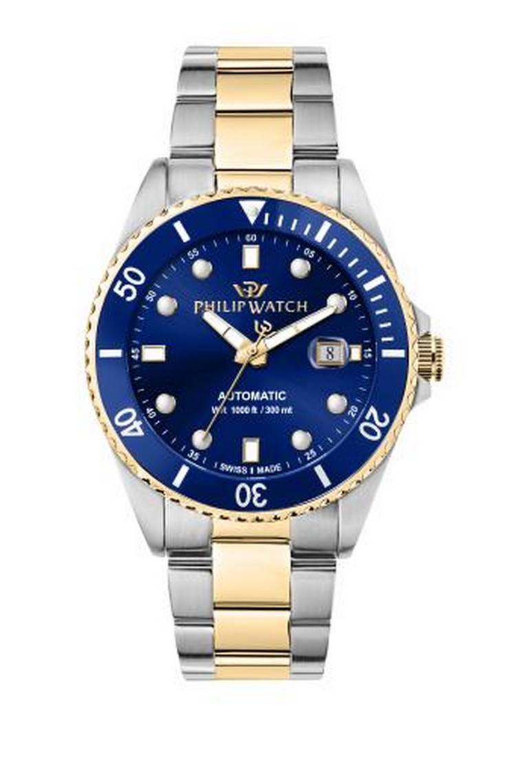 【Swiss Made】Philip Watch Caribe 42mm Blue Dial Sapphire Crystal Men's Automatic Watch-30 ATM R8223216010-30ATM Waterproof