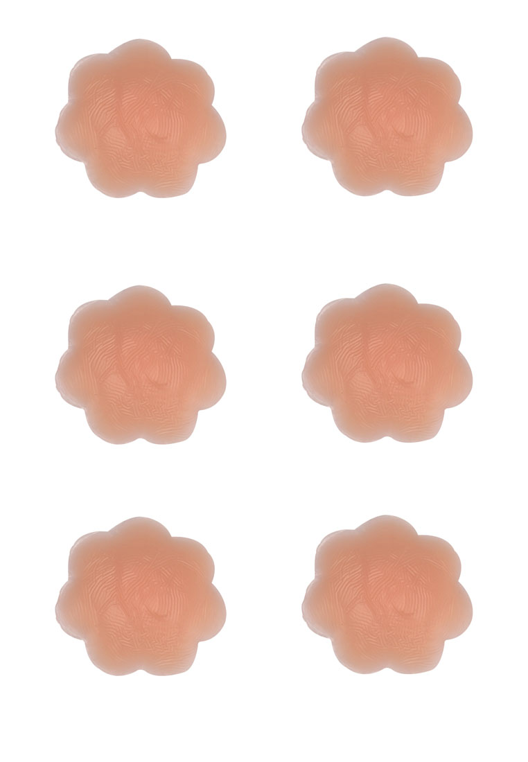 PINK N' PROPER Ultimate Silicone Reusable Stick On Nipple Pasties 3 Pack