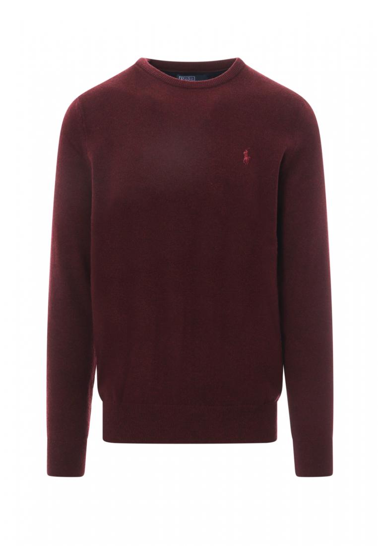 Polo Ralph Lauren Wool sweater with embroidered logo - POLO RALPH LAUREN - Red