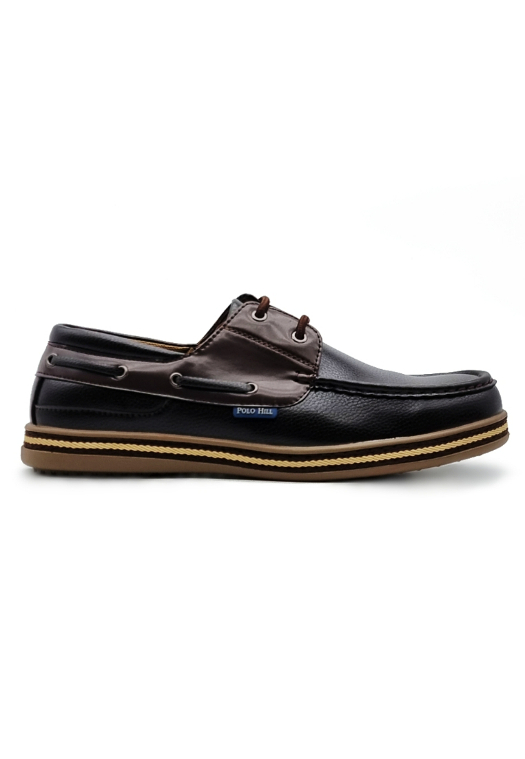 POLO HILL Men Lace Up Boat Shoes