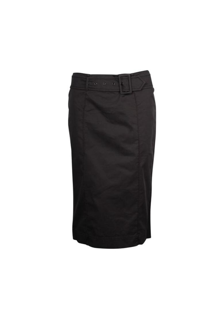 Prada 黑色鉛筆裙，可拆卸皮帶