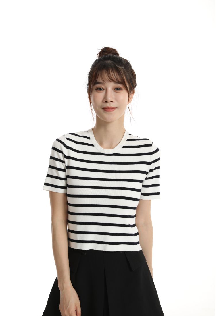 QuestChic Tini Stripped Knitted Tee