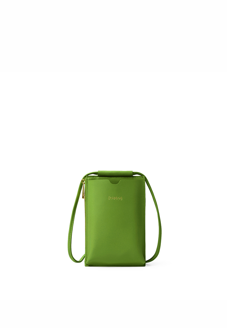 RABEANCO 斜背手機小袋 - 翠玉綠色