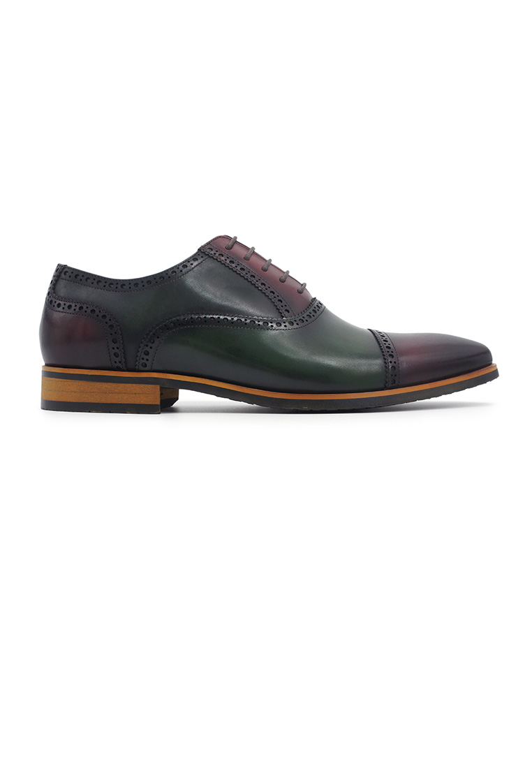 Rad Russel Birds of Paradise Lace-up Oxfords - Toucan Green