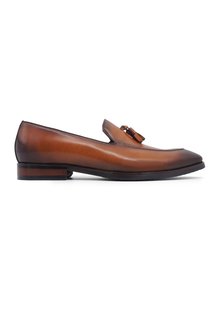 Rad Russel Suave Sunday Loafers with Tassels - Tan