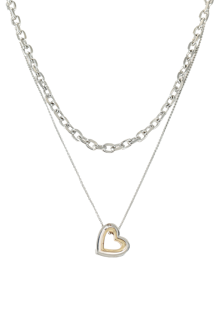 Red's Revenge Loving Hearts Layered Chain Necklace