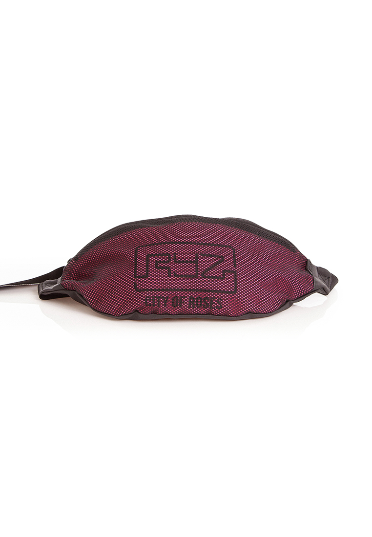 RYZ 腰包 多功能大容量戶外單肩斜跨包胸包 粉色