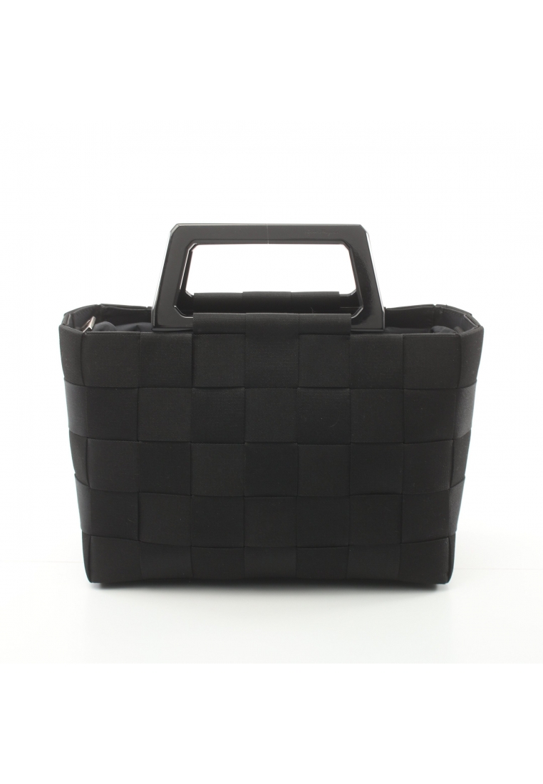 二奢 Pre-loved Salvatore Ferragamo mesh Handbag Nylon black