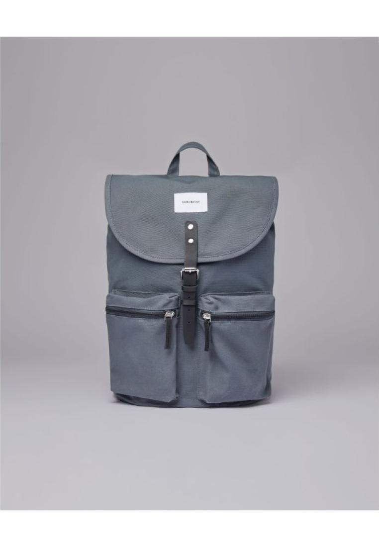 Sandqvist Roald Backpack - Dark Slate W/ Navy Webbing