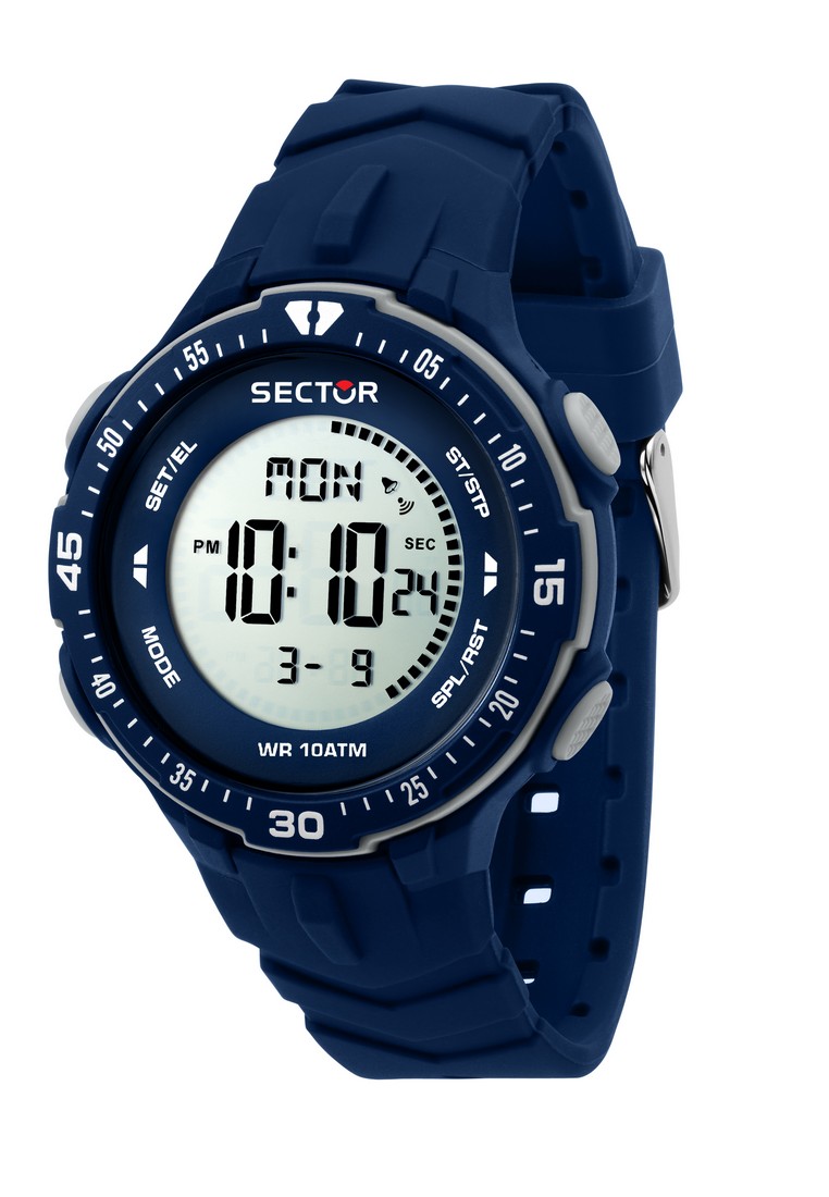 Sector EX-26 藍色男仕電子腕錶 R3251280002
