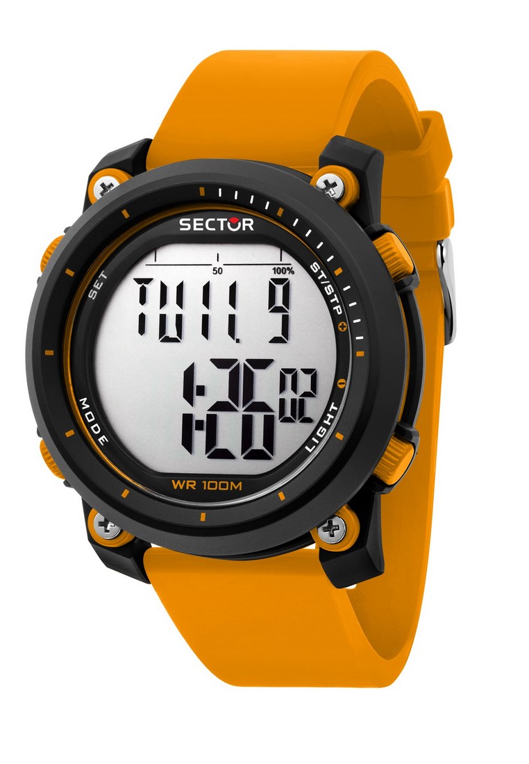 Sector Ex-38 系列 45mm 男士 Digital 矽膠 腕錶 R3251546001