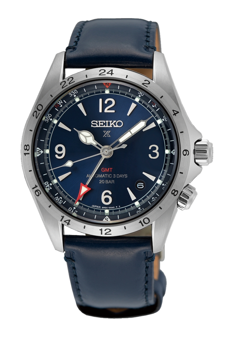 Seiko Prospex Alpinist Mechanical GMT Blue Dial 3 Day Automatic Watch SPB377J1