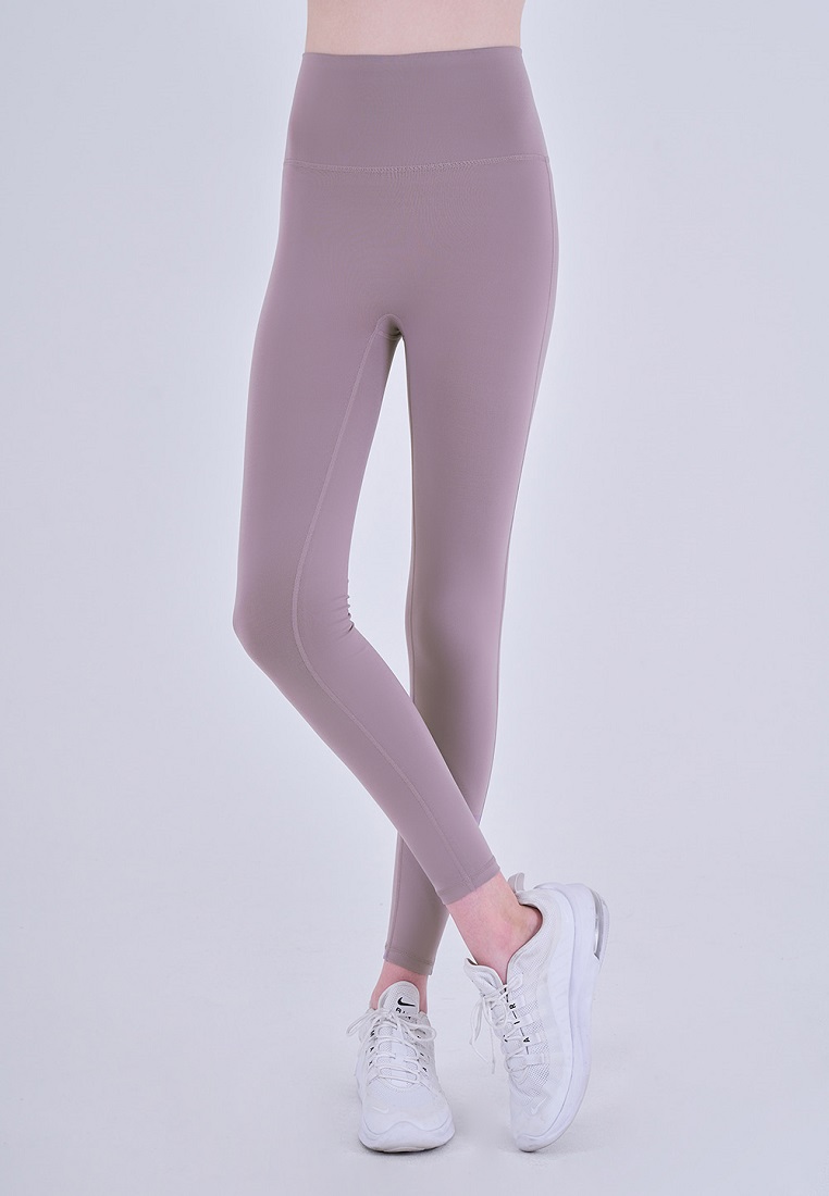 Skullpig [Cella] 女裝高腰緊身褲 (藍莓紫色) 速乾 跑步 健身 瑜珈 行山