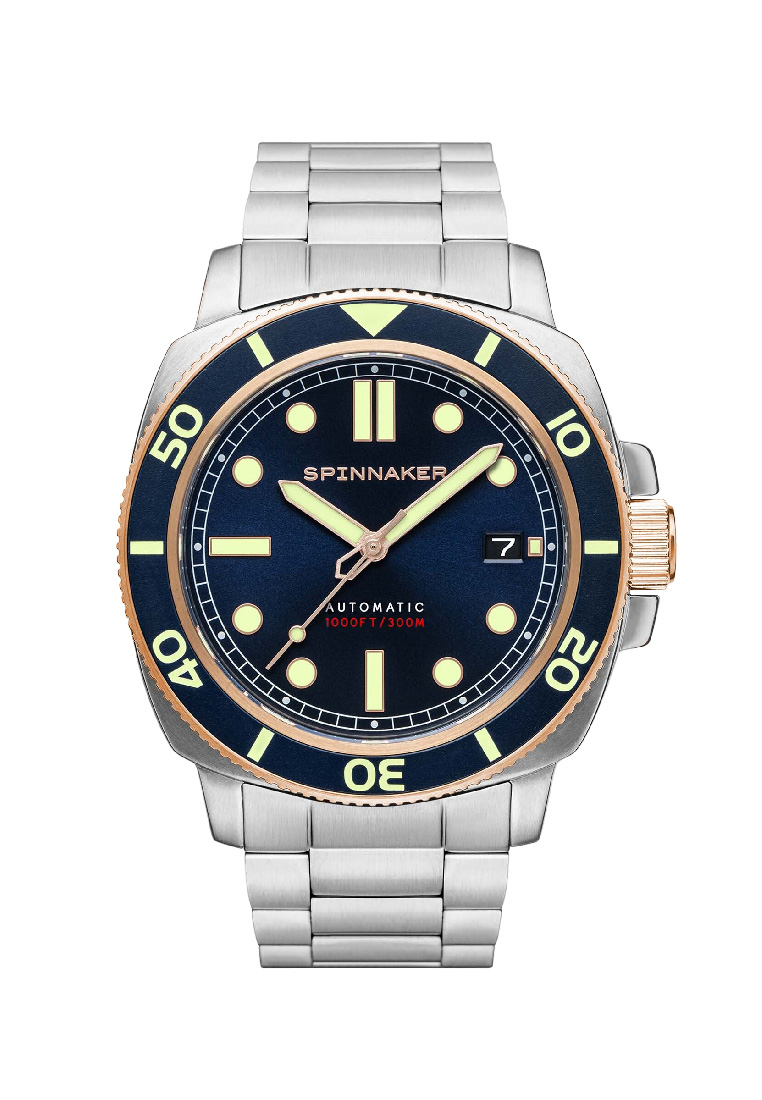 Spinnaker Men's 42mm Hull Diver Automatic Watch With Stainless Steel Bracelet SP-5088
