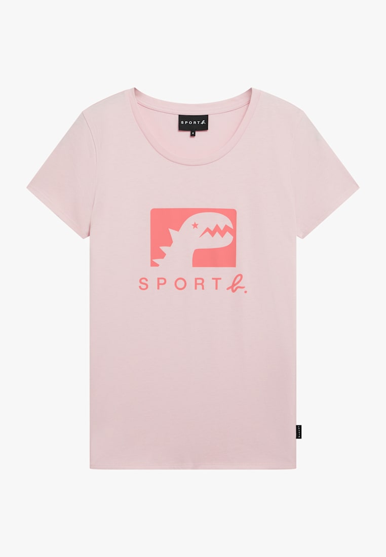 Sport b. 女裝 SPORT b. DINO 方形標誌印花T恤 (SPORT b. by agnes b.)