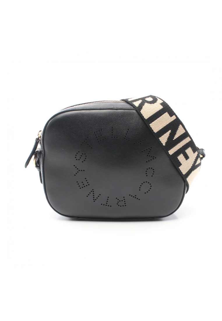 二奢 Pre-loved STELLA MCCARTNEY stella logo mini camera bag Shoulder bag Fake leather black