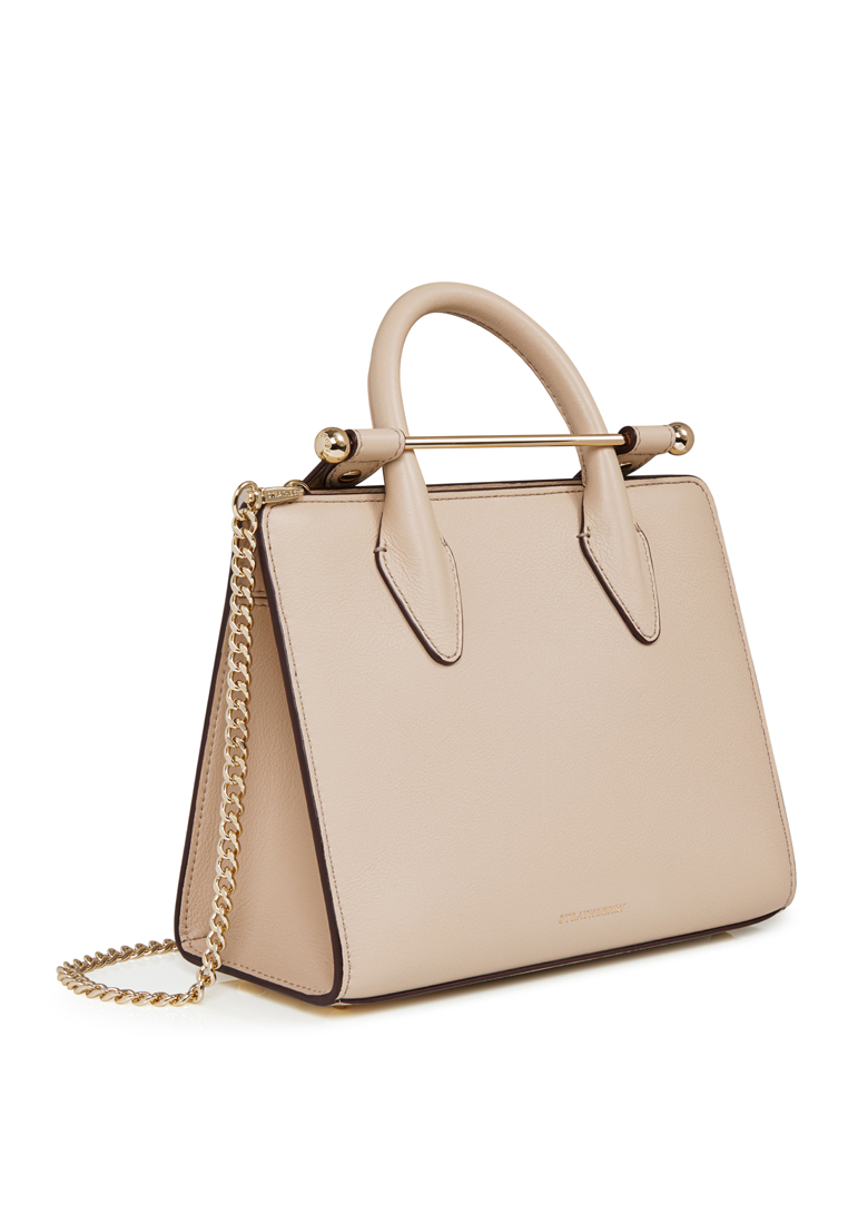 Strathberry MINI TOTE LEATHER OAT