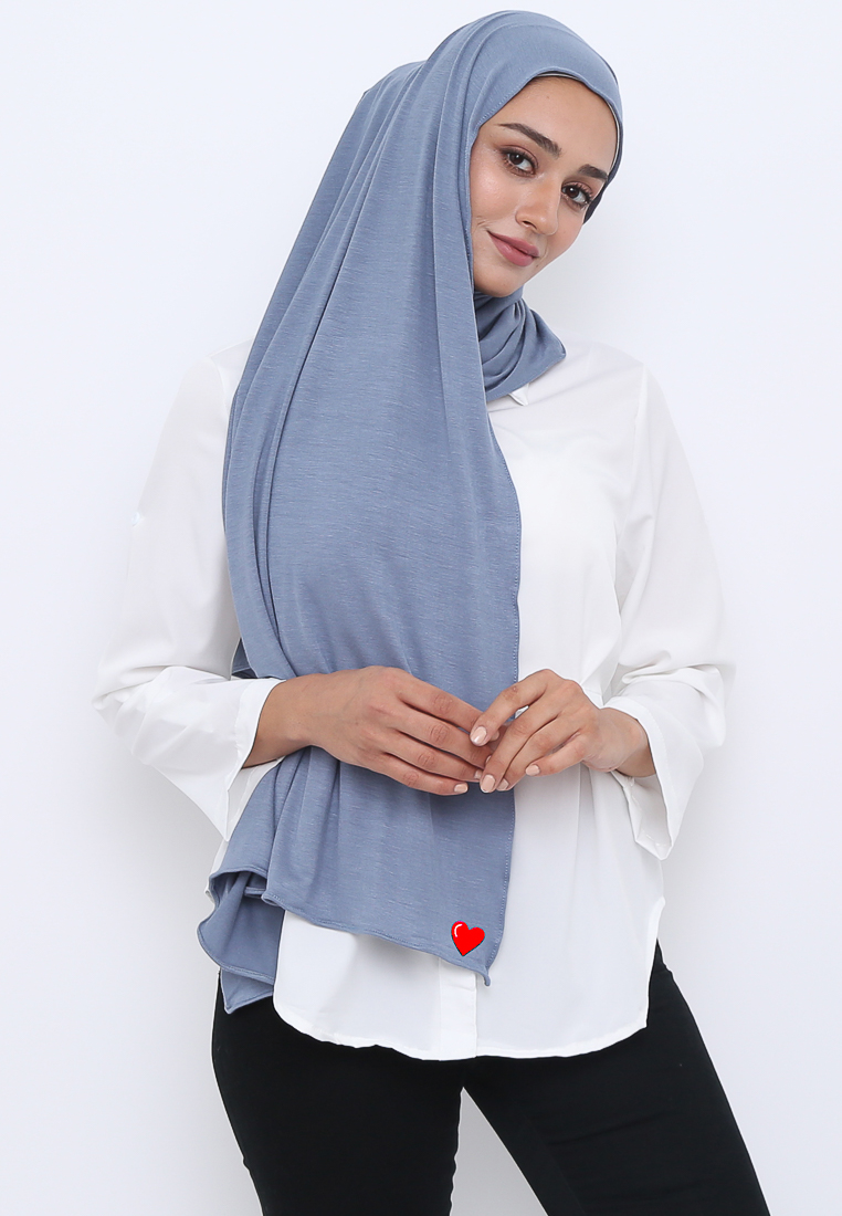 Summer Love Iron-On Long Cotton Jersey Scarf With 1 Free Patch