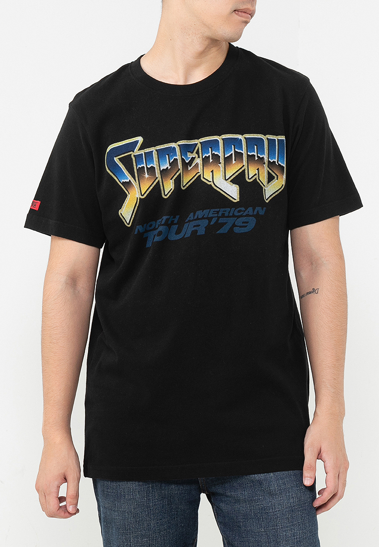 Superdry 70S 搖滾圖案樂團T恤