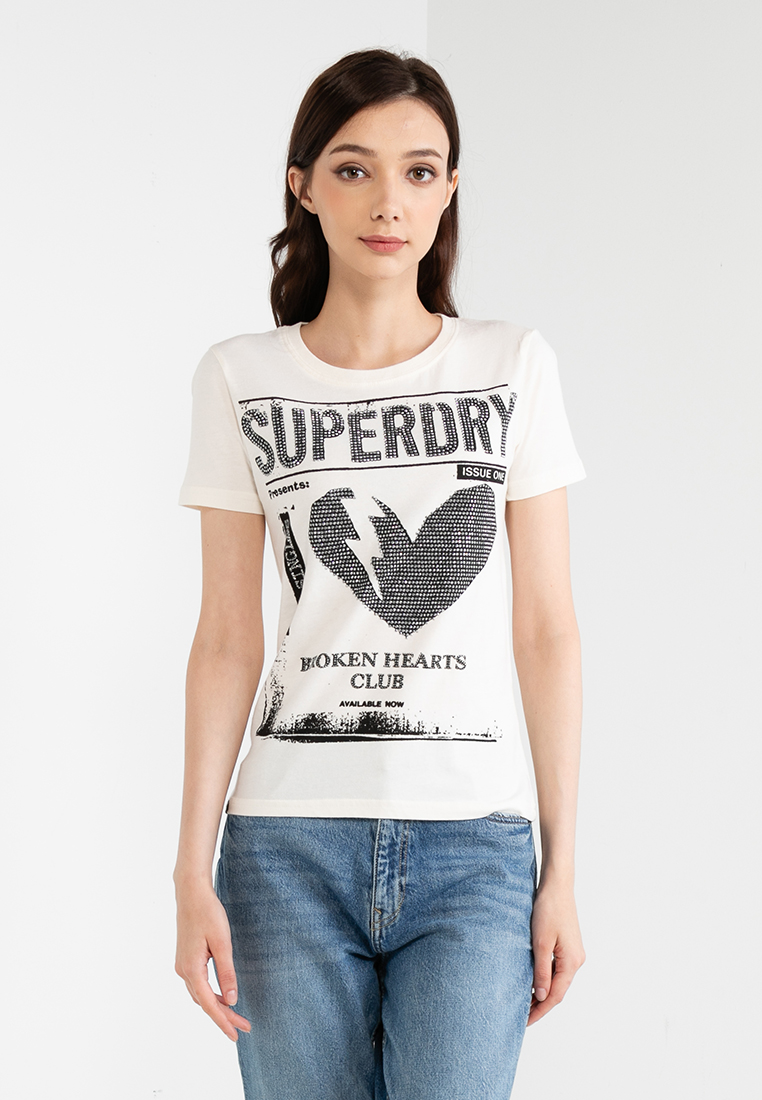 Superdry 復古Lo-Fi Poster T恤 - Original & Vintage
