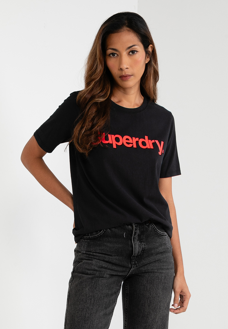 Superdry Core Neon 商標T恤